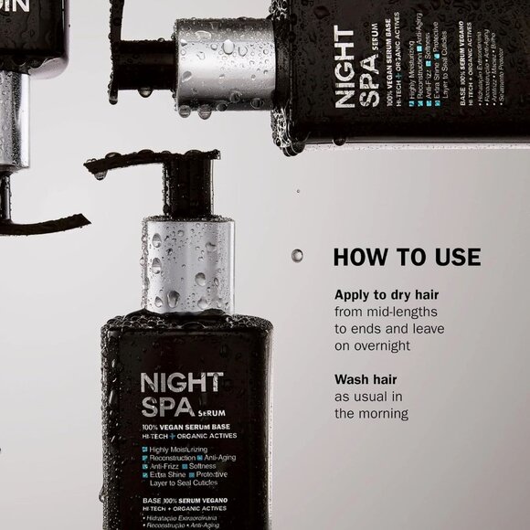 NEW!! Truss Night Spa Hair Serum Overnight Treatment - 100% Vegan - 8.45 fl oz. - Picture 7 of 8